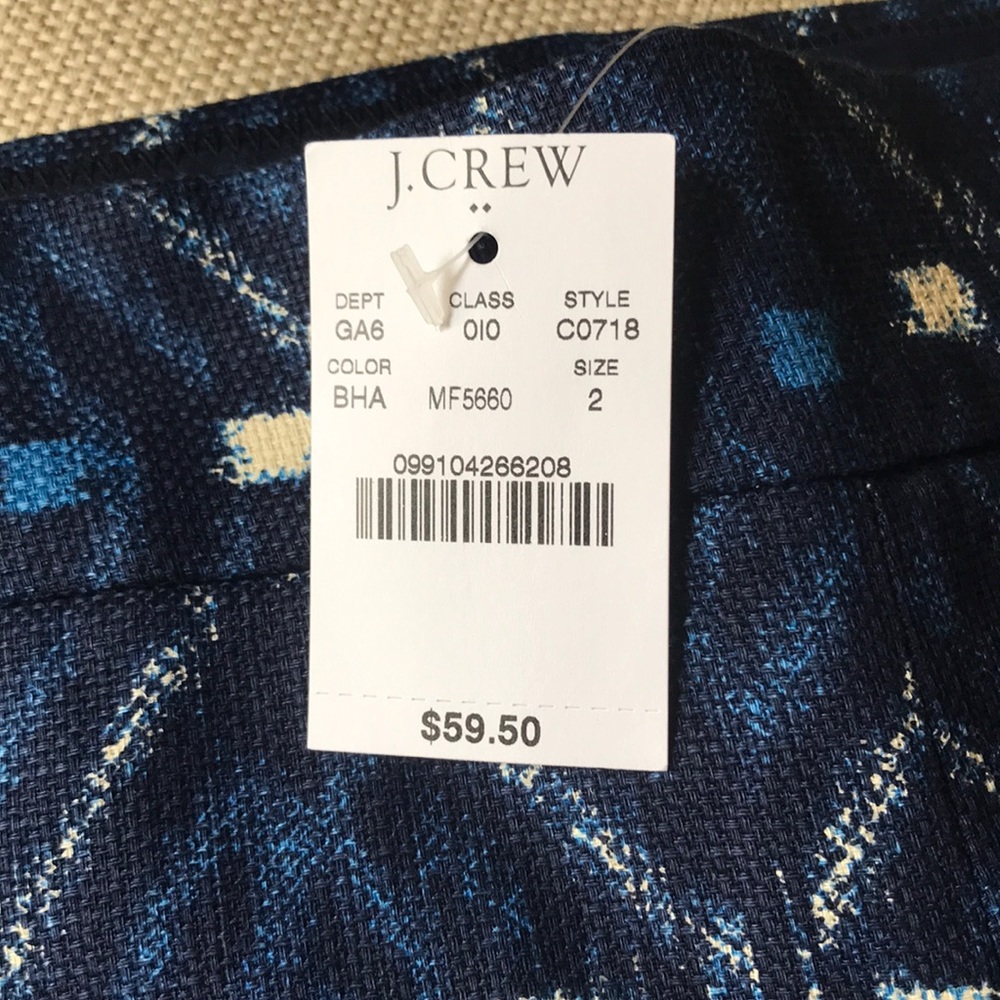NWT J. CREW size 2 shorts - Picture 4 of 5